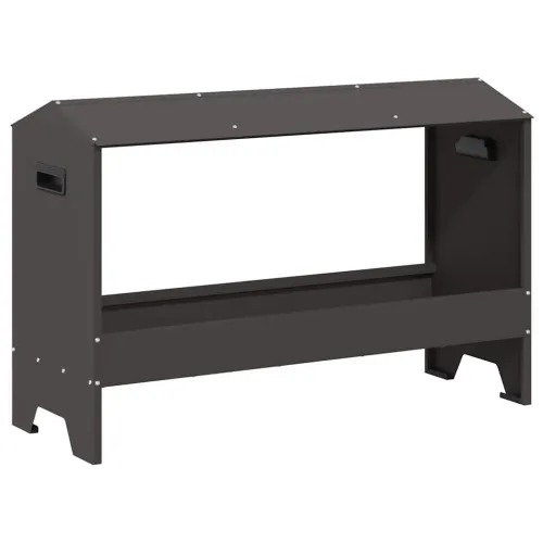 Hranilica za kokoške Crna 81 x 32 x 53,5 cm - Crna Cijena