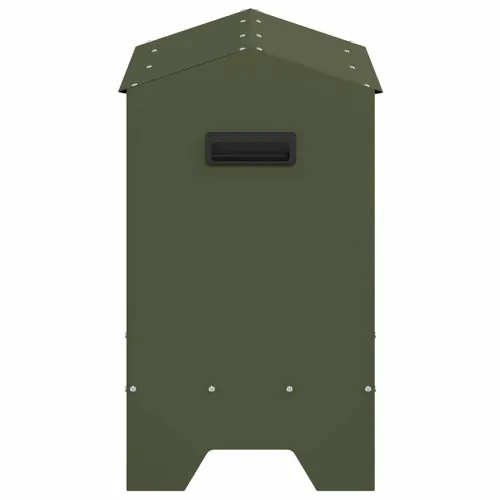 Hranilica za kokoške Maslinasto zelena 81 x 32 x 53,5 cm - Maslinovo zelena Cijena