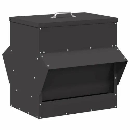 Hranilica za piliće Crna 40,5 x 45 x 41 cm 20 kg - Crna Cijena