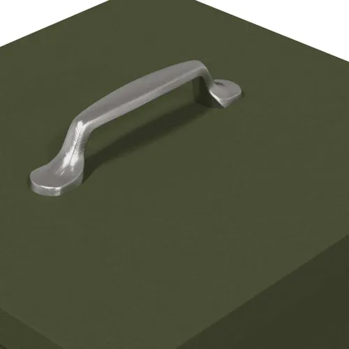 Feeder s nogom za piliće Maslinasto zelena 25 x 42 x 40 cm 4 kg - Maslinovo zelena 25 x 42 x 40 cm Cijena