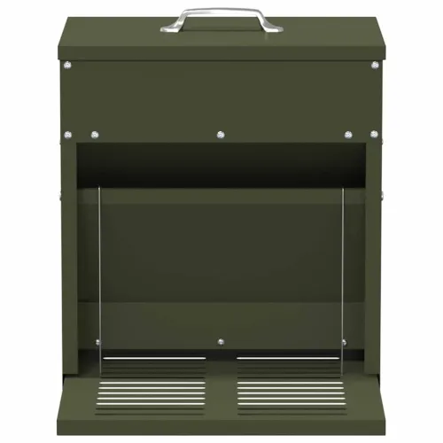 Feeder s nogom za piliće Maslinasto zelena 33 x 42 x 40 cm - Maslinovo zelena 33 x 42 x 40 cm Cijena