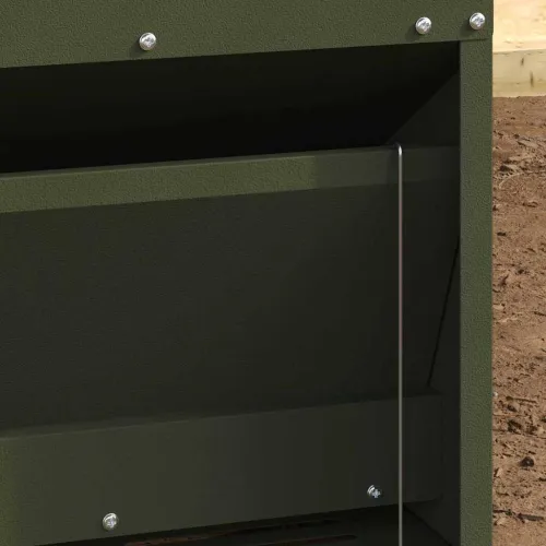 Feeder s nogom za piliće Maslinasto zelena 33 x 42 x 40 cm - Maslinovo zelena 33 x 42 x 40 cm Cijena