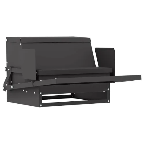 Feeder s nogom za piliće Crna 50 x 40 x 29 cm 2 kg - Crna Cijena