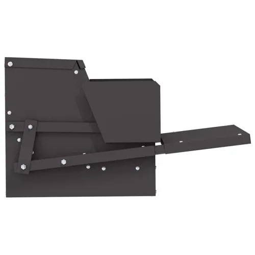 Feeder s nogom za piliće Crna 50 x 40 x 29 cm 2 kg - Crna Cijena