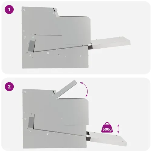 Feeder s nogom za piliće Srebrna 50 x 40 x 29 cm 2 kg - Pocinčani čelik Cijena