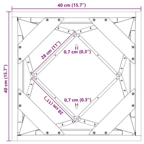 Sadilica Crna 40 x 40 x 75 cm Čelik - Crna 40 x 40 x 75 cm 1 Cijena