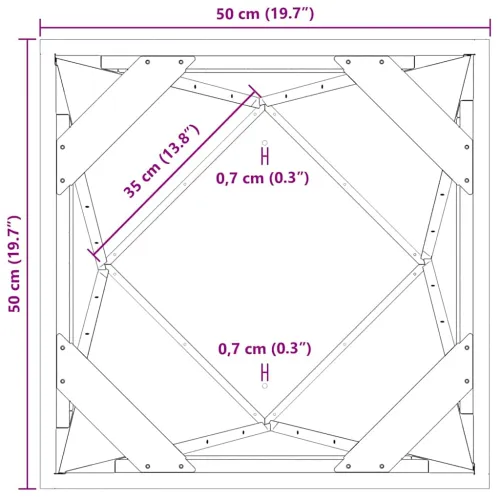 Sadilica Crna 50 x 50 x 75 cm Čelik - Crna 50 x 50 x 75 cm 1 Cijena