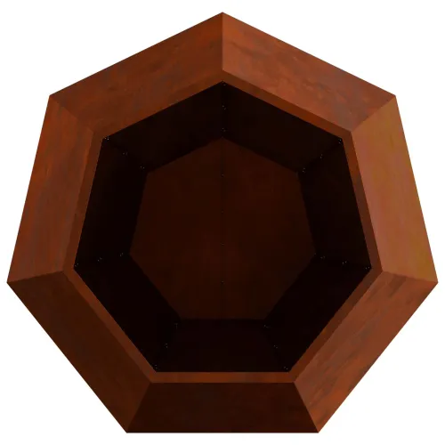 Sadilica 2 kom. Rđa 100 x 100 x 80 cm Otporni čelik - Otporni čelik 100 x 100 x 80 cm 2 Cijena