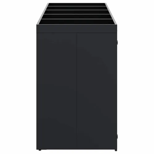 Skladištenje kanti za 5 kanti Crna 340 x 77,5 x 121,5 cm - Crna 5 Vrh za saksiju Cijena