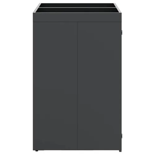 Skladištenje kanti za 2 kante Antracit 136 x 77,5 x 121,5 cm - Antracit 2 Vrh za saksiju Cijena