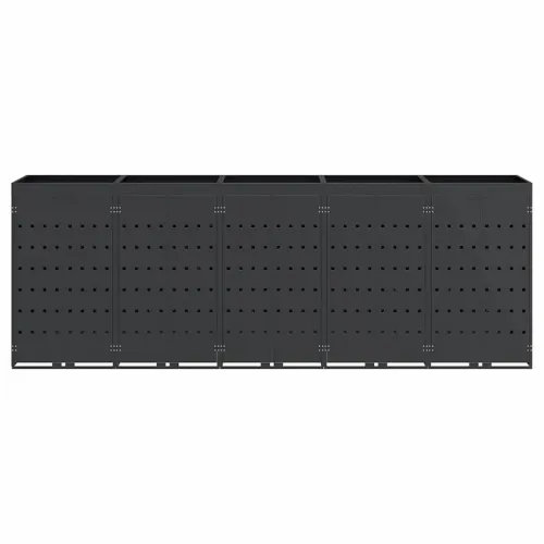 Skladištenje kanti za 5 kanti Antracit 340 x 77,5 x 121,5 cm - Antracit 5 Vrh za saksiju Cijena