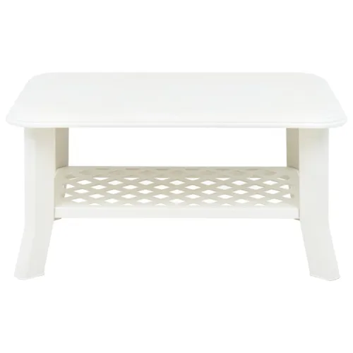 Stolić za kavu bijeli 90 x 60 x 46 cm plastični - Bijela Cijena