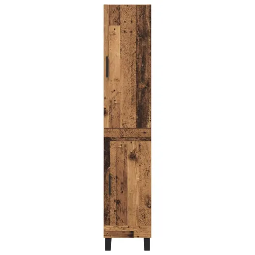 Kuhinjski ormarić Staro drvo 34,5 x 34 x 180 cm Konstruirano drvo - Staro drvo 1 drvena vrata Cijena