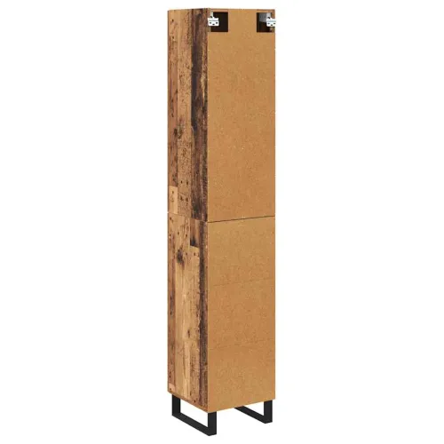 Kuhinjski ormarić Staro drvo 34,5 x 34 x 180 cm Konstruirano drvo - Staro drvo 1 drvena vrata Cijena