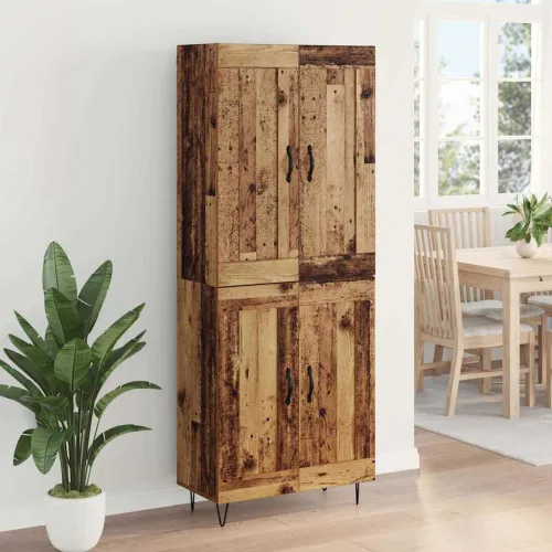 Kuhinjski ormarić Staro drvo 69,5 x 34 x 180 cm Konstruirano drvo - Staro drvo 2 drvena vrata Cijena