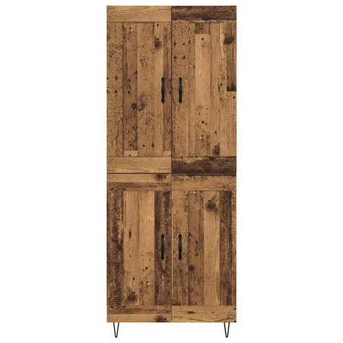 Kuhinjski ormarić Staro drvo 69,5 x 34 x 180 cm Konstruirano drvo - Staro drvo 2 drvena vrata Cijena