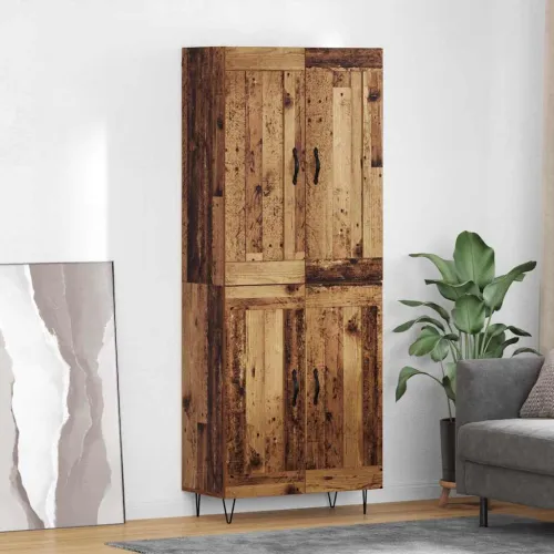 Kuhinjski ormarić Staro drvo 69,5 x 34 x 180 cm Konstruirano drvo - Staro drvo 2 drvena vrata Cijena
