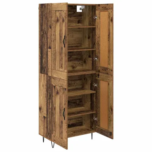 Kuhinjski ormarić Staro drvo 69,5 x 34 x 180 cm Konstruirano drvo - Staro drvo 2 drvena vrata Cijena