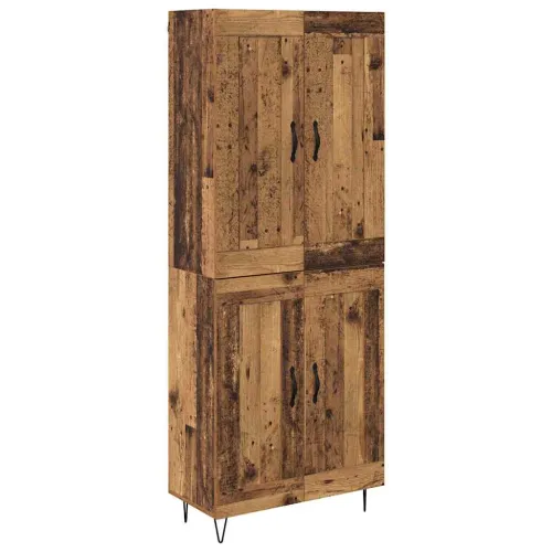 Kuhinjski ormarić Staro drvo 69,5 x 34 x 180 cm Konstruirano drvo - Staro drvo 2 drvena vrata Cijena