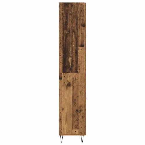 Kuhinjski ormarić Staro drvo 69,5 x 34 x 180 cm Konstruirano drvo - Staro drvo 1 drvena vrata 3 ladice Cijena
