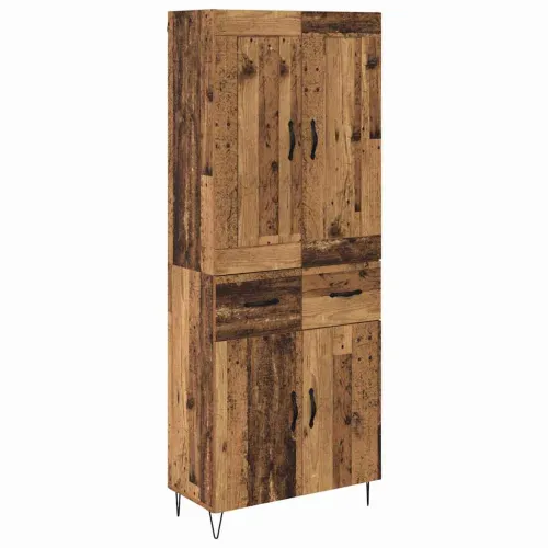 Kuhinjski ormarić Staro drvo 69,5 x 34 x 180 cm Konstruirano drvo - Staro drvo 2 vrata 2 ladice Cijena