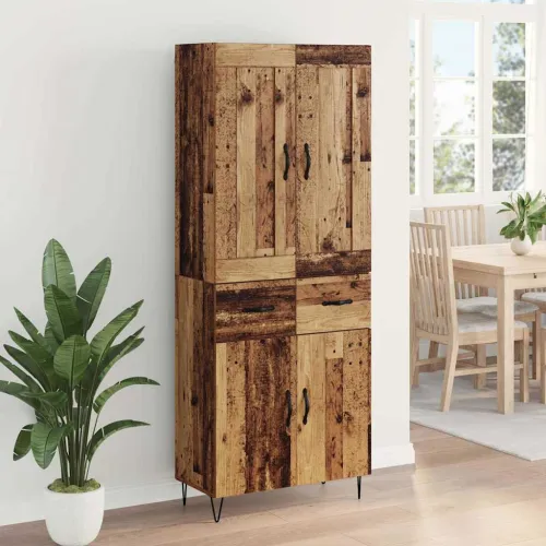 Kuhinjski ormarić Staro drvo 69,5 x 34 x 180 cm Konstruirano drvo - Staro drvo 2 vrata 2 ladice Cijena