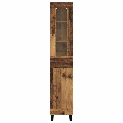 Kuhinjski ormarić Staro drvo 34,5 x 34 x 180 cm Konstruirano drvo - Staro drvo 1 drvena vrata Cijena