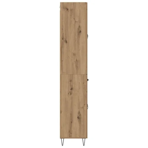 Kuhinjski ormarić Umjetnički hrast 69,5 x 34 x 180 cm Konstruirano drvo - hrast artisan 2 vrata 2 ladice Cijena