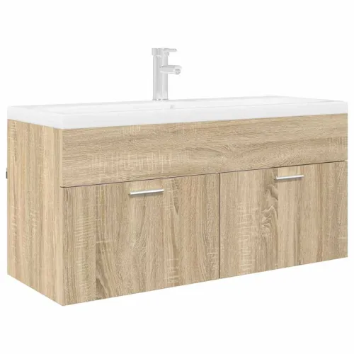 Ormarić za Lavabo - Umivaonik Sonoma hrast Konstruirano drvo - sonoma hrast 100 x 38,5 x 46 cm Cijena
