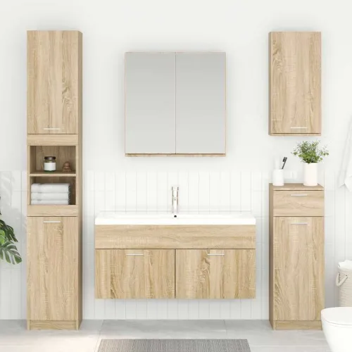 Ormarić za Lavabo - Umivaonik Sonoma hrast Konstruirano drvo - sonoma hrast 100 x 38,5 x 46 cm Cijena
