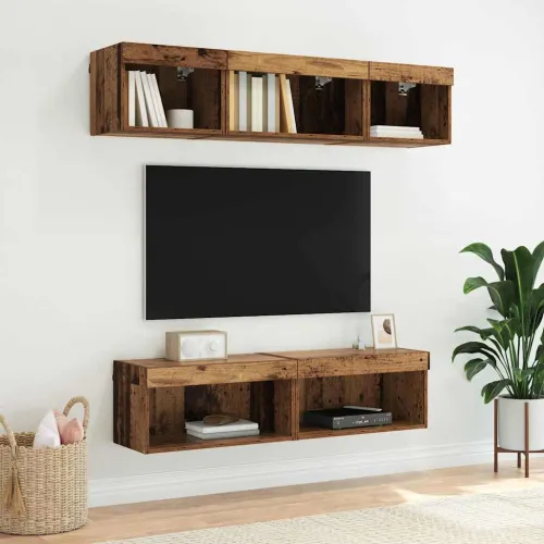 Set TV komoda 60 x 30 x 30 cm Staro drvo Konstruirano drvo - Staro drvo 60 cm 1 Cijena