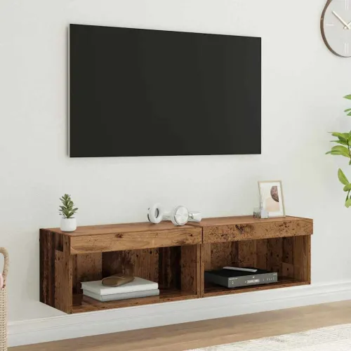 Set TV komoda 2 kom. Staro drvo Konstruirano drvo - Staro drvo 60 cm 2 Cijena