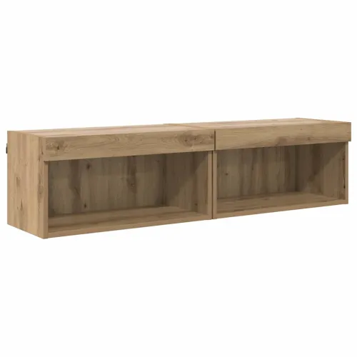 Set TV komoda 2 kom. Umjetnički hrast Konstruirano drvo - hrast artisan 60 cm 2 Cijena