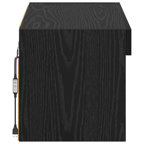 Set TV komoda 60 x 30 x 30 cm Crni hrast Konstruirano drvo - Crni hrast 60 cm 1 Cijena