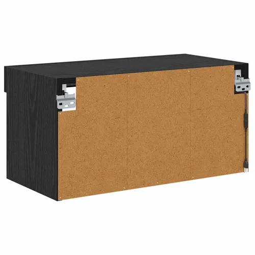 Set TV komoda 60 x 30 x 30 cm Crni hrast Konstruirano drvo - Crni hrast 60 cm 1 Cijena