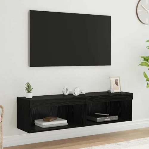 Set TV komoda 2 kom. Crni hrast Konstruirano drvo - Crni hrast 60 cm 2 Cijena