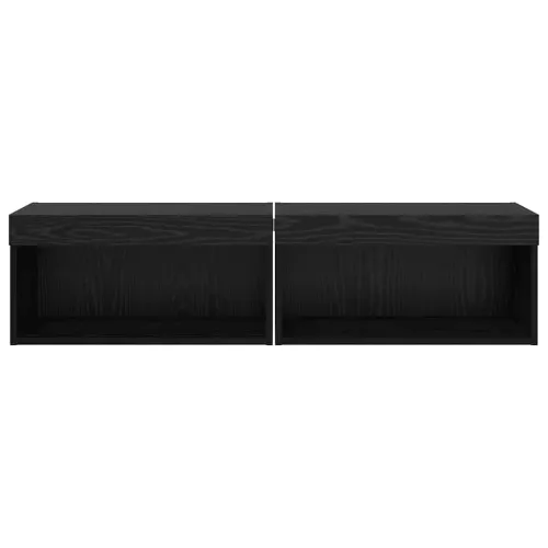 Set TV komoda 2 kom. Crni hrast Konstruirano drvo - Crni hrast 60 cm 2 Cijena