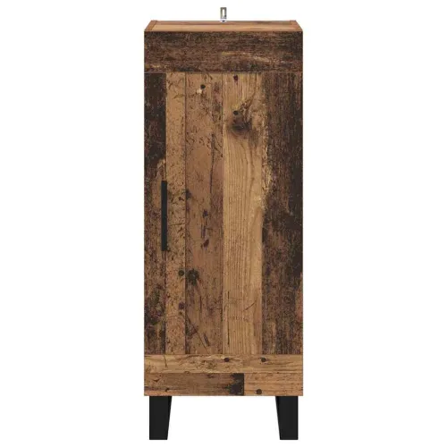 Kreveta Staro drvo 34,5 x 34 x 90 cm Obrađeno drvo i čelik - Staro drvo Cijena