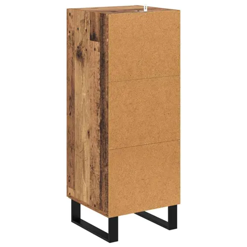 Kreveta Staro drvo 34,5 x 34 x 90 cm Obrađeno drvo i čelik - Staro drvo Cijena