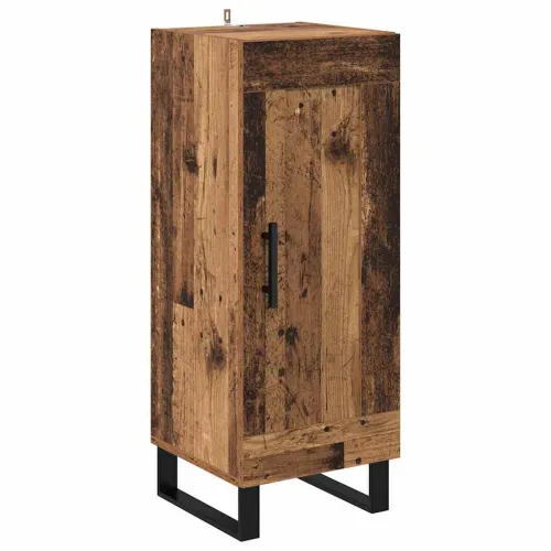 Kreveta Staro drvo 34,5 x 34 x 90 cm Obrađeno drvo i čelik - Staro drvo Cijena