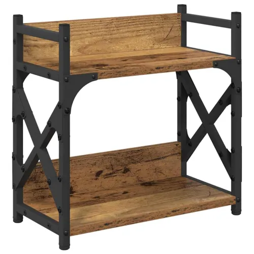 Držač za printer Staro drvo 40 x 20 x 40 cm Konstruirano drvo - Staro drvo Cijena