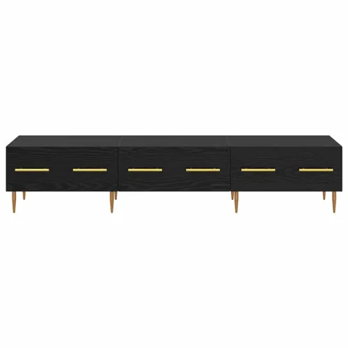 TV ormar 150 x 36 x 30 cm Crni hrast Konstruirano drvo - Crni hrast Cijena