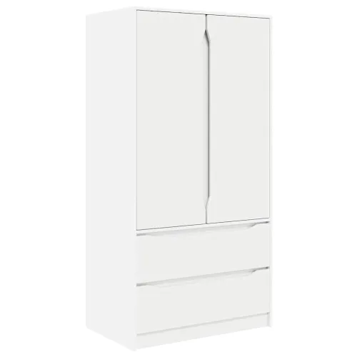 Ormarić s vratima Bijeli 79,5 x 49 x 156 cm Konstrukcijsko drvo - Bijela Cijena