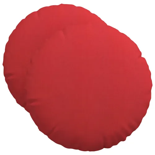 Jastučići za sjedenje 2 kom. Tkanina Crvena Promjer 50 x 19 cm - Crvena Ø50 x 19 cm Cijena