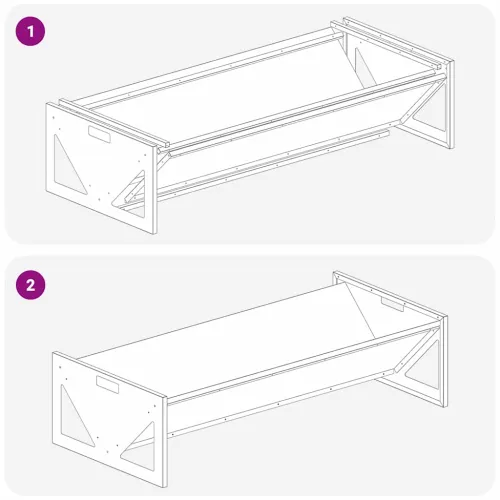 Hranilica za stoku Crna 108 x 50 x 28 cm 10 kg - Crna Cijena