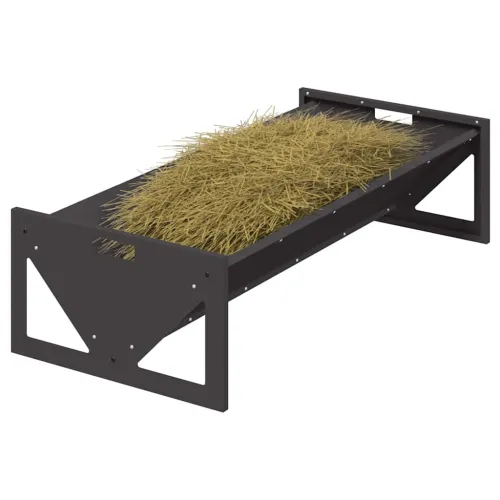 Hranilica za stoku Crna 108 x 50 x 28 cm 10 kg - Crna Cijena