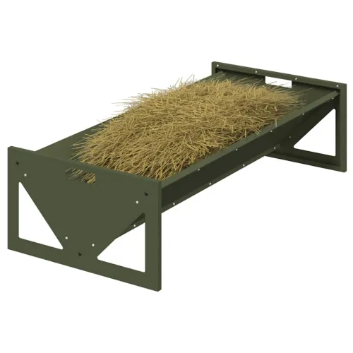 Hranilica za stoku Maslinastozelena 108 x 50 x 28 cm 10 kg - Maslinastozelena Cijena