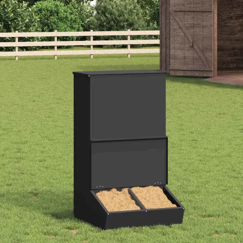 Hranilica za svinje Crna 55 x 51 x 91,5 cm 20 kg - Crna 55 x 51 x 91,5 cm Cijena