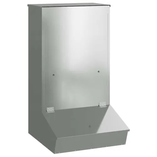 Hranilica za svinje Srebrno 55 x 51 x 91,5 cm 20 kg - Pocinčani čelik 55 x 51 x 91,5 cm Cijena