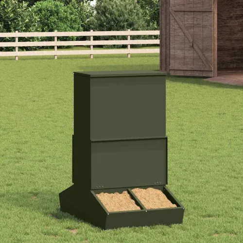 Hranilica za svinje Maslinasto zelena 82 x 51 x 91,5 cm 20 kg - Maslinastozelena 82 x 51 x 91,5 cm Cijena